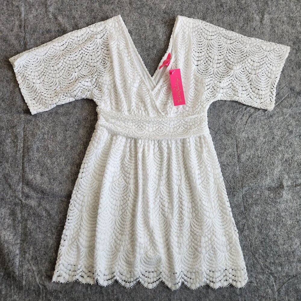 Lilly Pulitzer White Lace Mini Dress